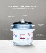 ERC (Rice Cooker with Steamer) - Image 2