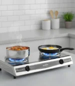 EGS DB 8PB (8 Power Brass Double Burner Gas Stove) - Image 5