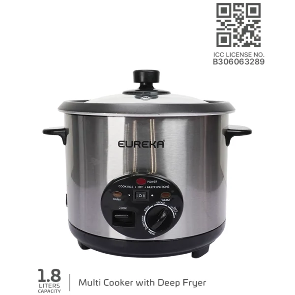 EMC 1.8L Multi Cooker with Deep Fryer
