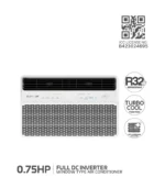 EIWA 0.75HP DC Inverter Window Type Air Conditioner