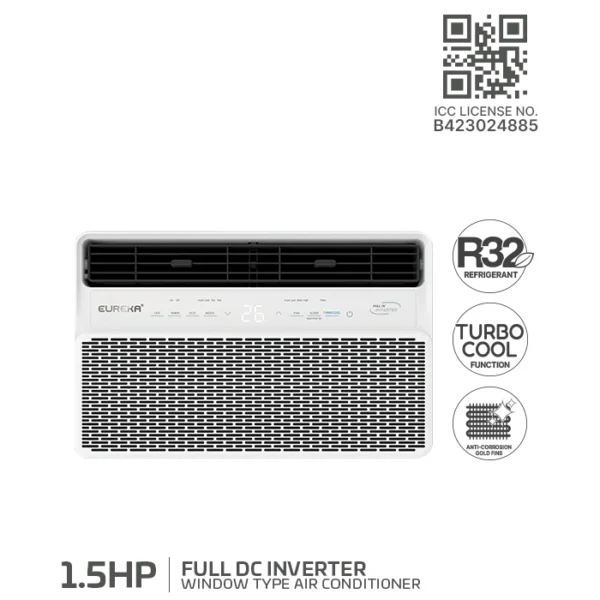 EIWA 1.5HP DC Inverter DC Window Type Aircon