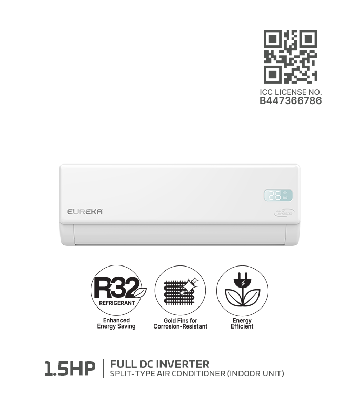 EISA 1.5HP DC Full DC Inverter Split-Type Air Conditioner